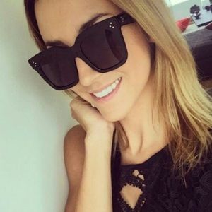 celine + tilda sunglasses + black